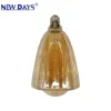 NEWDAYS brand cross-border new lotus-shaped bulb, brown filament lamp E27, household screw-type retro American energy-saving bulb, energy-saving high-brightness, ultra-long battery life, limited-time discount bulb Specification image